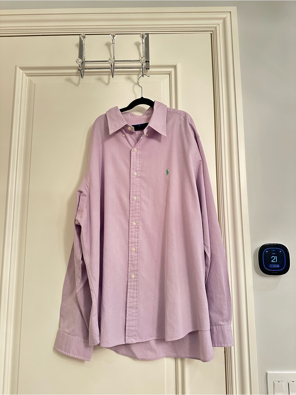 Ralph Lauren Lavender Button-Down Oxford Shirt - Men's